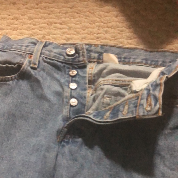 Levi 501 blue button fly jeans - Picture 4 of 4